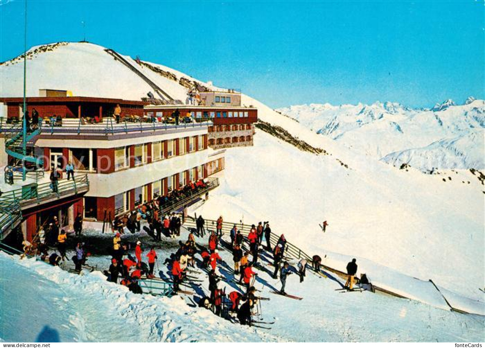 13234327 Davos GR Berghaus Weissfluhjoch Institut Fuer Schnee- Und Lawinenforsch - Autres & Non Classés