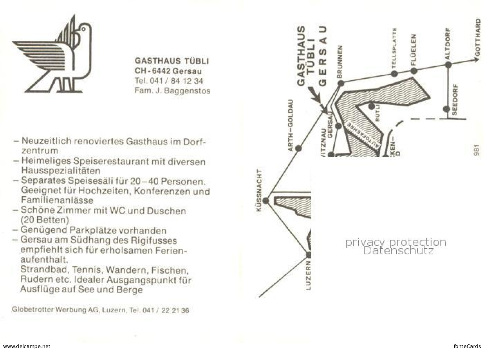 13232219 Gersau Vierwaldstaettersee Gasthaus Tuebli Gersau Vierwaldstaettersee - Autres & Non Classés