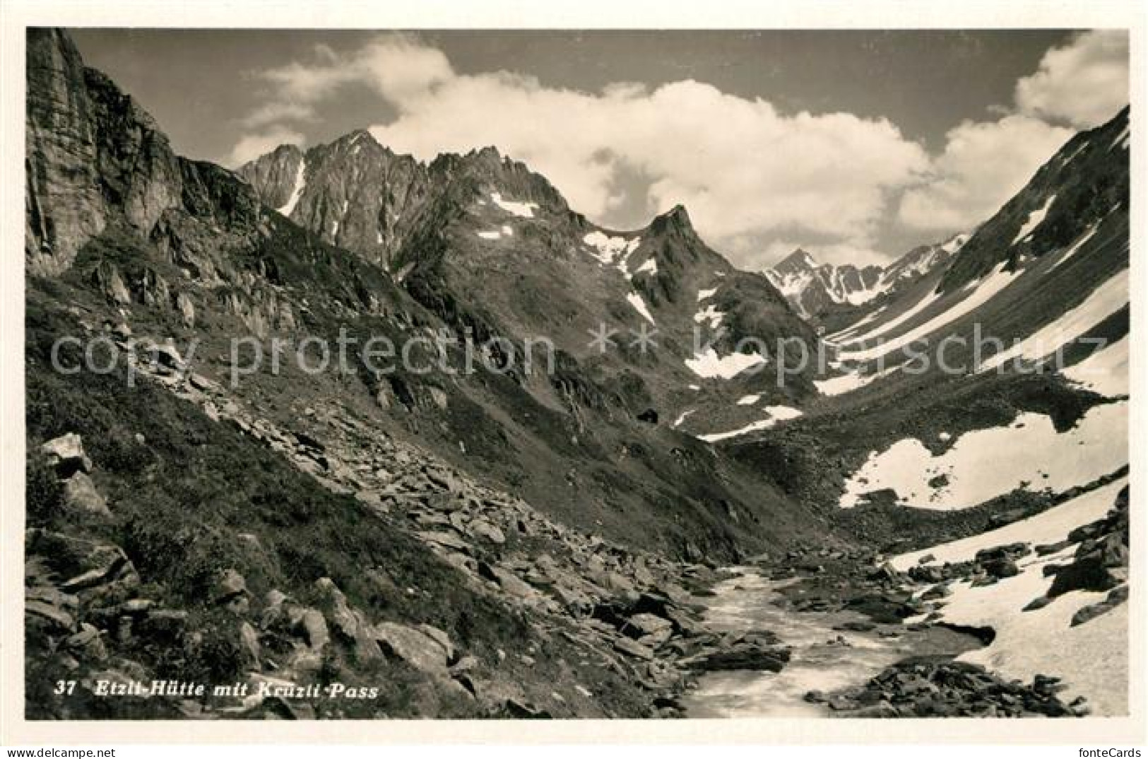 13232157 Etzlihuette Mit Kreuzli Pass Etzlihuette - Sonstige & Ohne Zuordnung