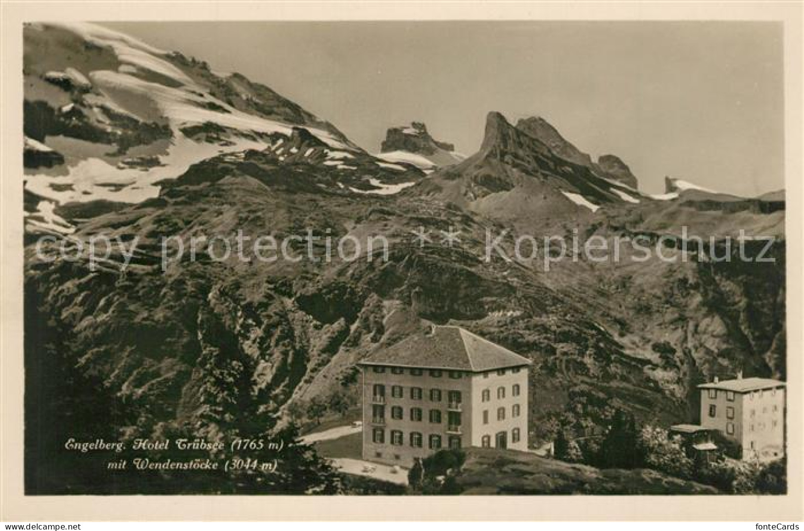 13232117 Engelberg OW Hotel Truebsee Mit Wendenstoecke Engelberg OW - Sonstige & Ohne Zuordnung