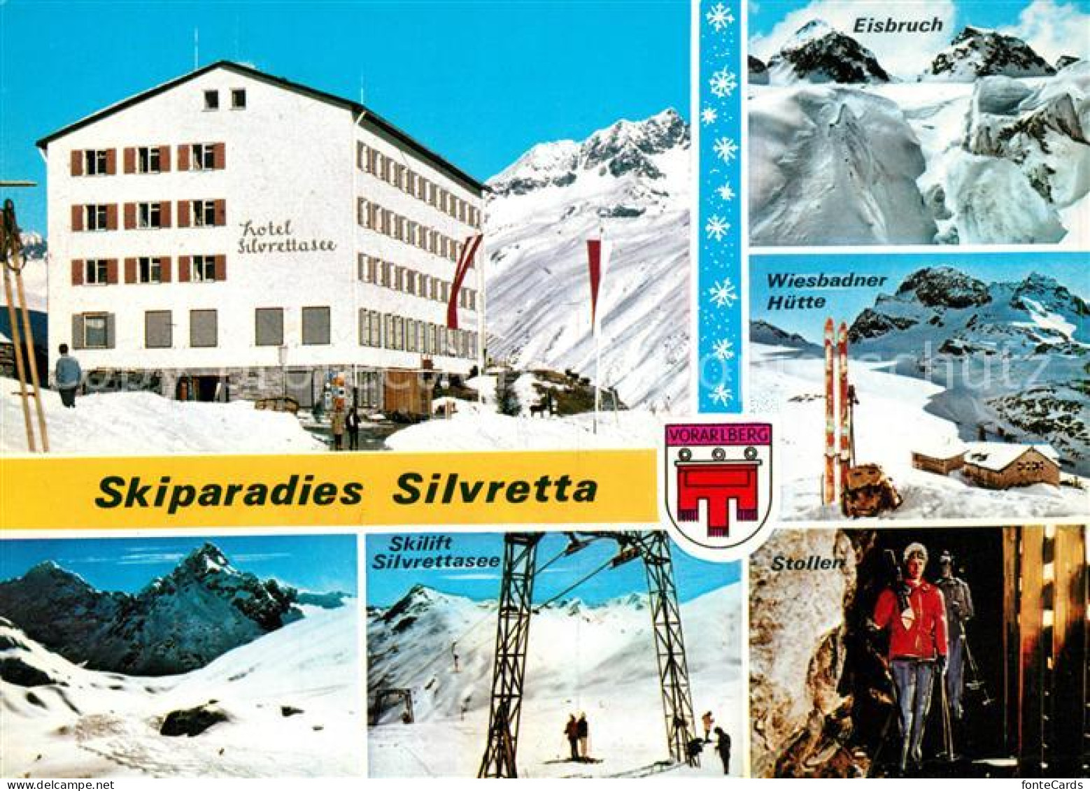 13231269 Silvretta Skiparadies Eisbruch Stollen Wiesbadener-Huette Silvretta - Autres & Non Classés