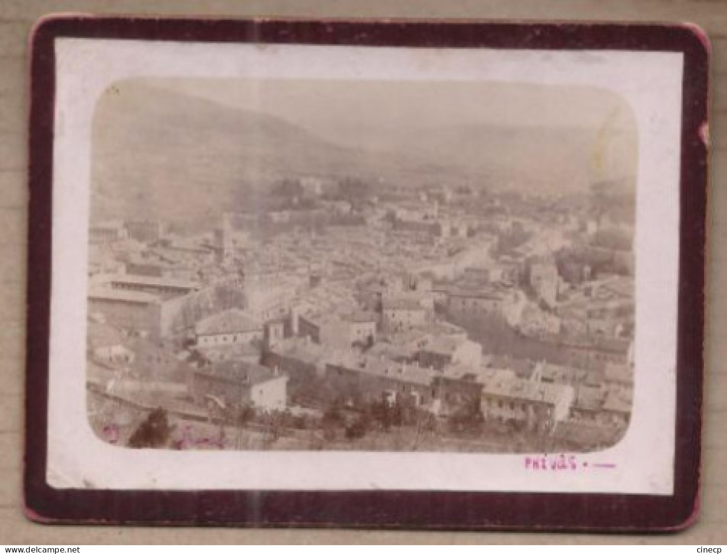 TB PHOTOGRAPHIE 07 ARDECHE - PRIVAS - TB Photo Aérienne Partie De La Ville - Détails Maisons Immeubles FIN 19 ème Siècle - Privas