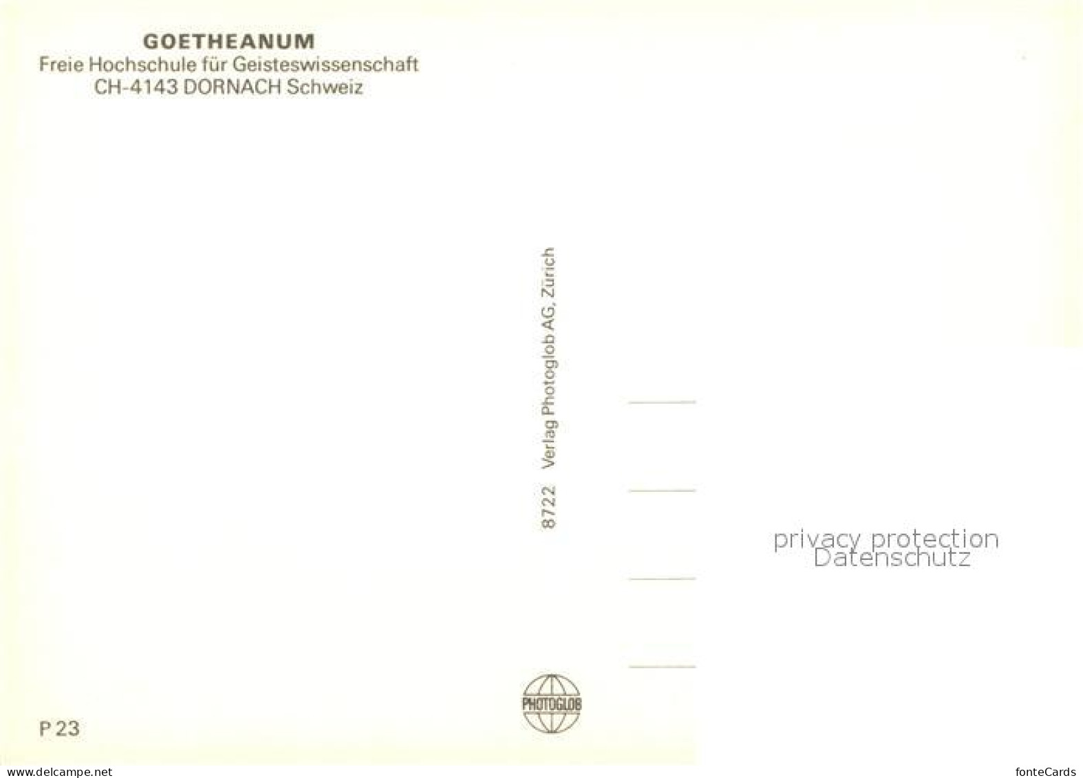 13231227 Dornach SO Goetheanum Hochschule Fuer Geisteswissenschaften Fliegeraufn - Autres & Non Classés