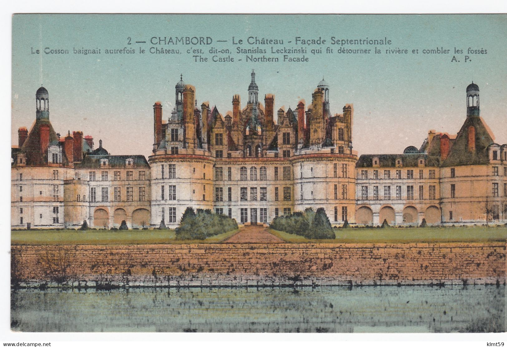 Chambord - Le Château - Façade Septentrionale - Chambord