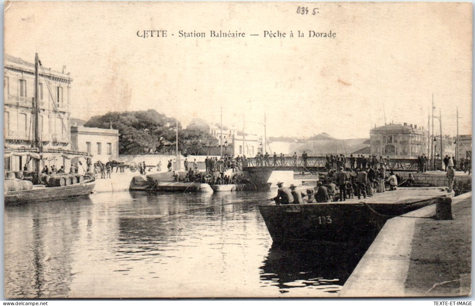 34 CETTE - Station Balneaire, Peche A La Dorade  - Sete (Cette)