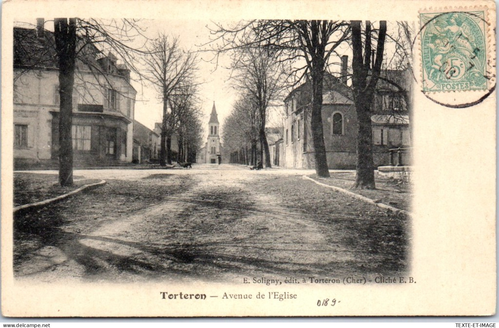 18 TORTERON - L'avenue De L'eglise  - Autres & Non Classés