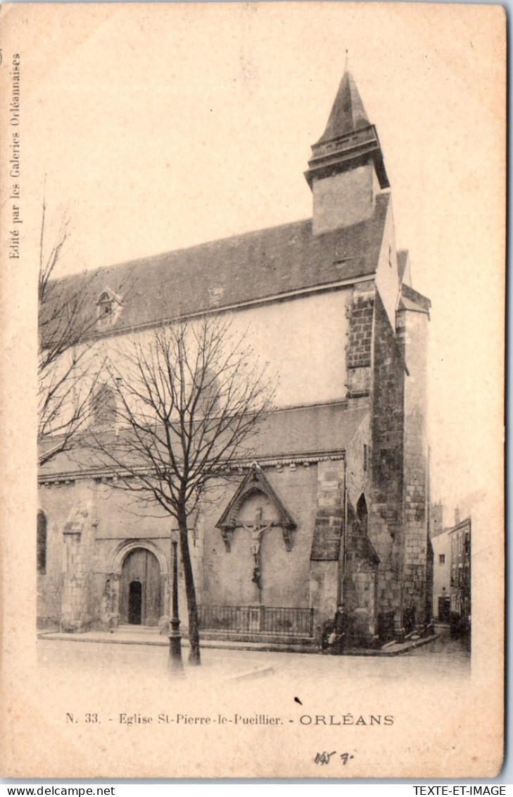 45 ORLEANS - L'eglise Saint Pierre Le Pueillier  - Orleans
