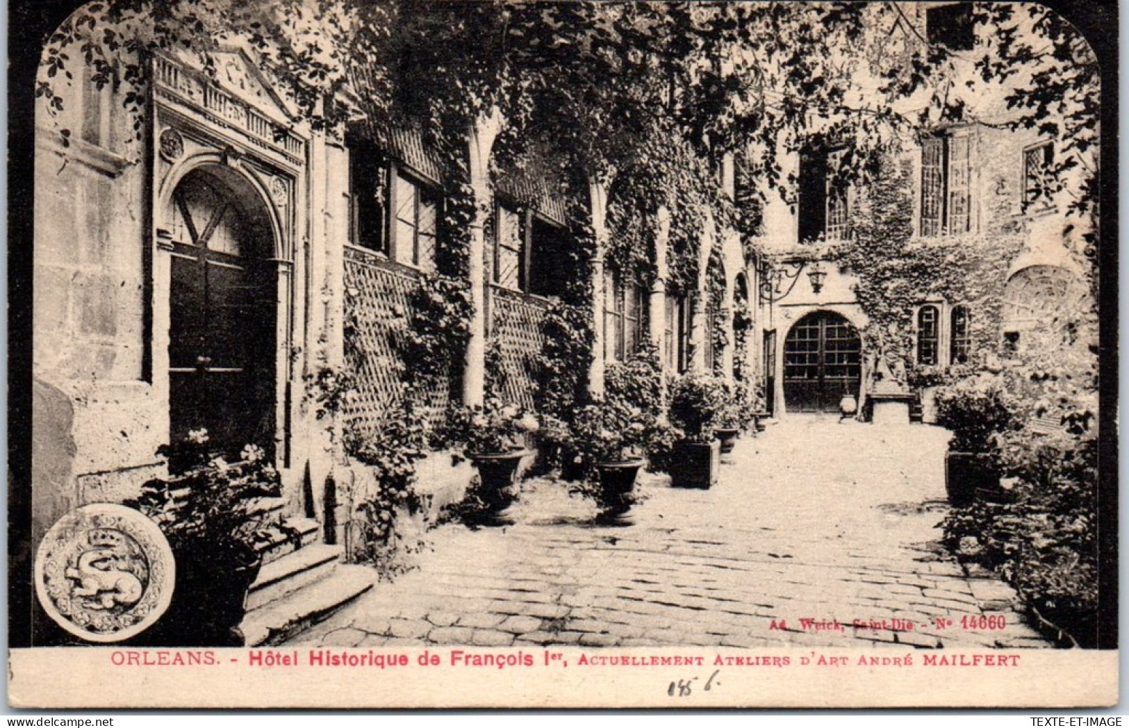 45 ORLEANS - Hotel Historique De Francois 1er - Orleans