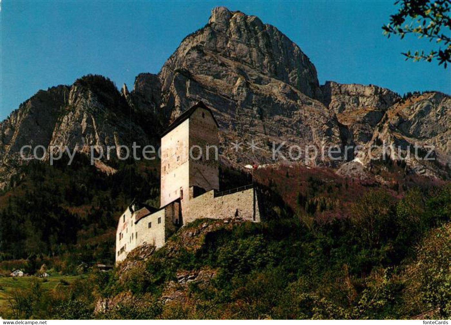 13225867 Sargans Schloss Sargans Mit Gonzen Sargans - Sonstige & Ohne Zuordnung