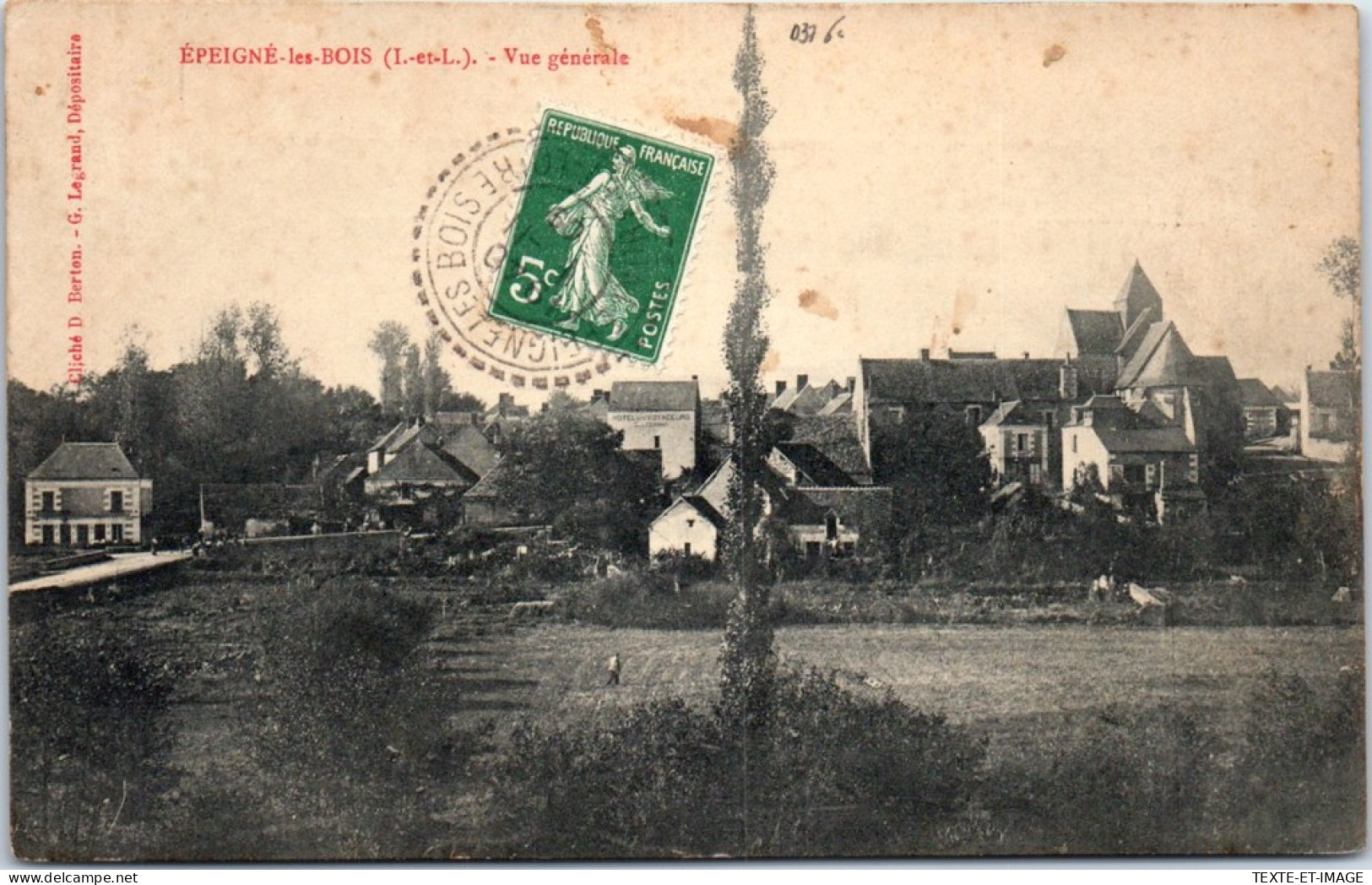 37 EPEIGNE LES BOIS - Vue Generale De La Localite  - Sonstige & Ohne Zuordnung