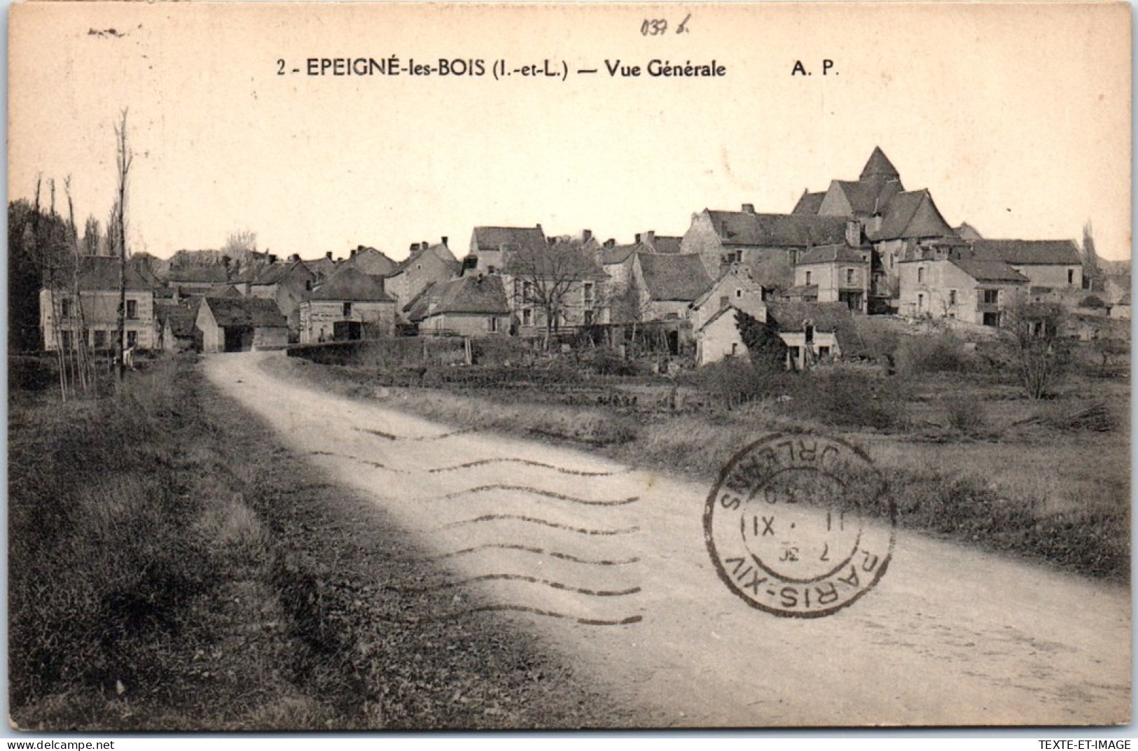 37 EPEIGNE LES BOIS - Vue Generale De La Commune  - Other & Unclassified
