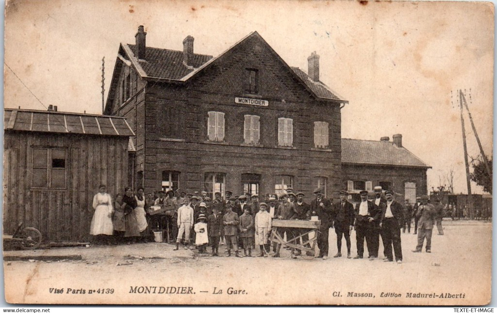 80 MONTDIDIER - Vue De La Gare  - Montdidier