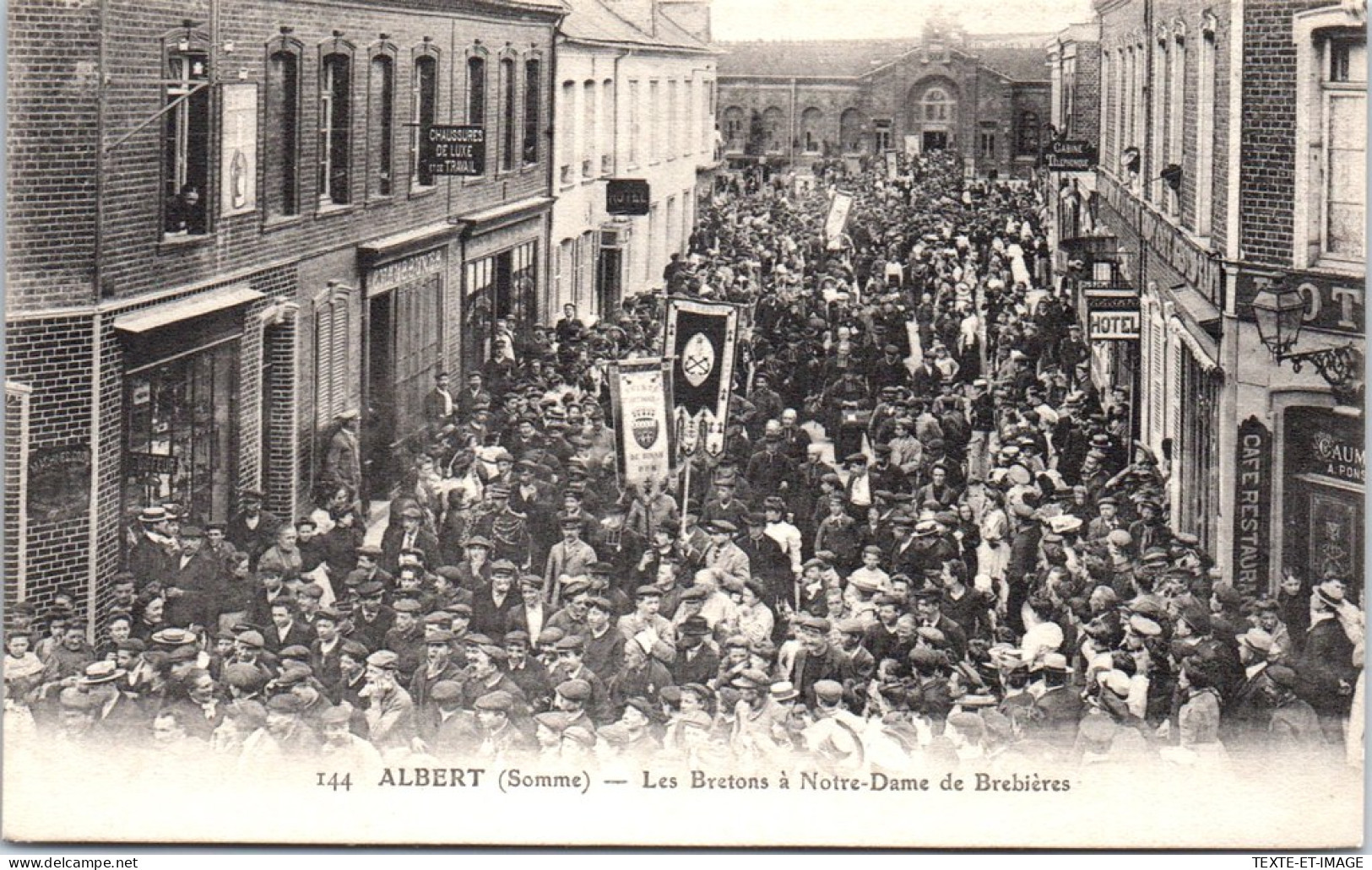 80 ALBERT - Les Bretons A Notre Dame De Brebieres  - Albert