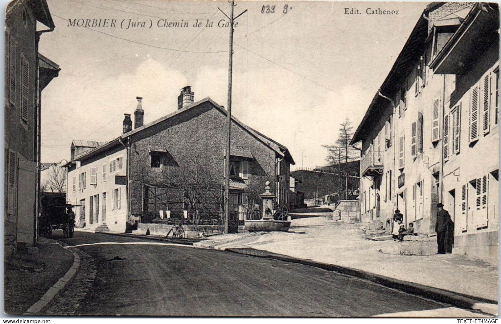 39 MORBIER - Le Chemin De La Gare. - Other & Unclassified