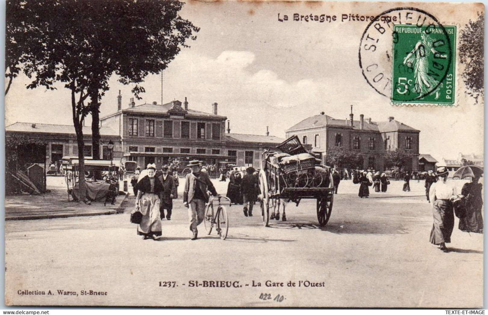 22 SAINT BRIEUC - La Gare De L'ouest. - Saint-Brieuc