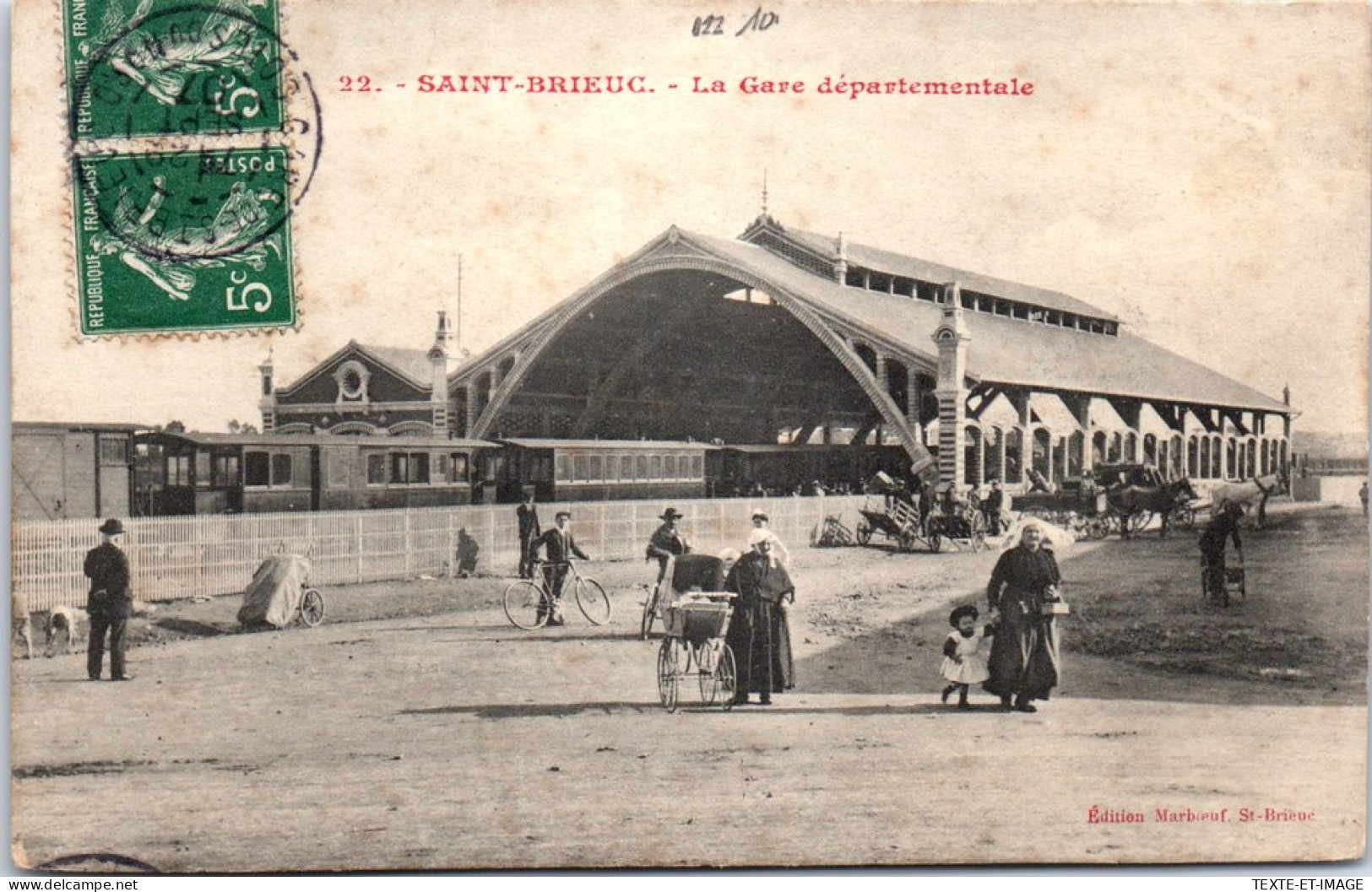 22 SAINT BRIEUC - La Gare Departementale, Vue D'ensemble  - Saint-Brieuc