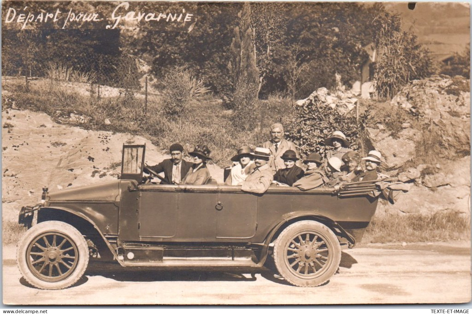 65 GAVARNIE - CARTE PHOTO - Autobus Touristique  - Gavarnie