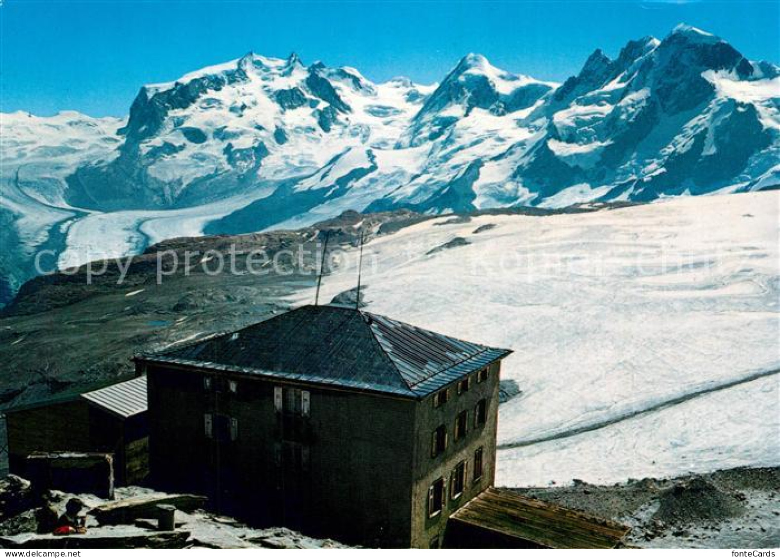 13224009 Zermatt VS Berghotel Belvedere Matterhorn Monte Rosa Liskamm Breithorn  - Sonstige & Ohne Zuordnung