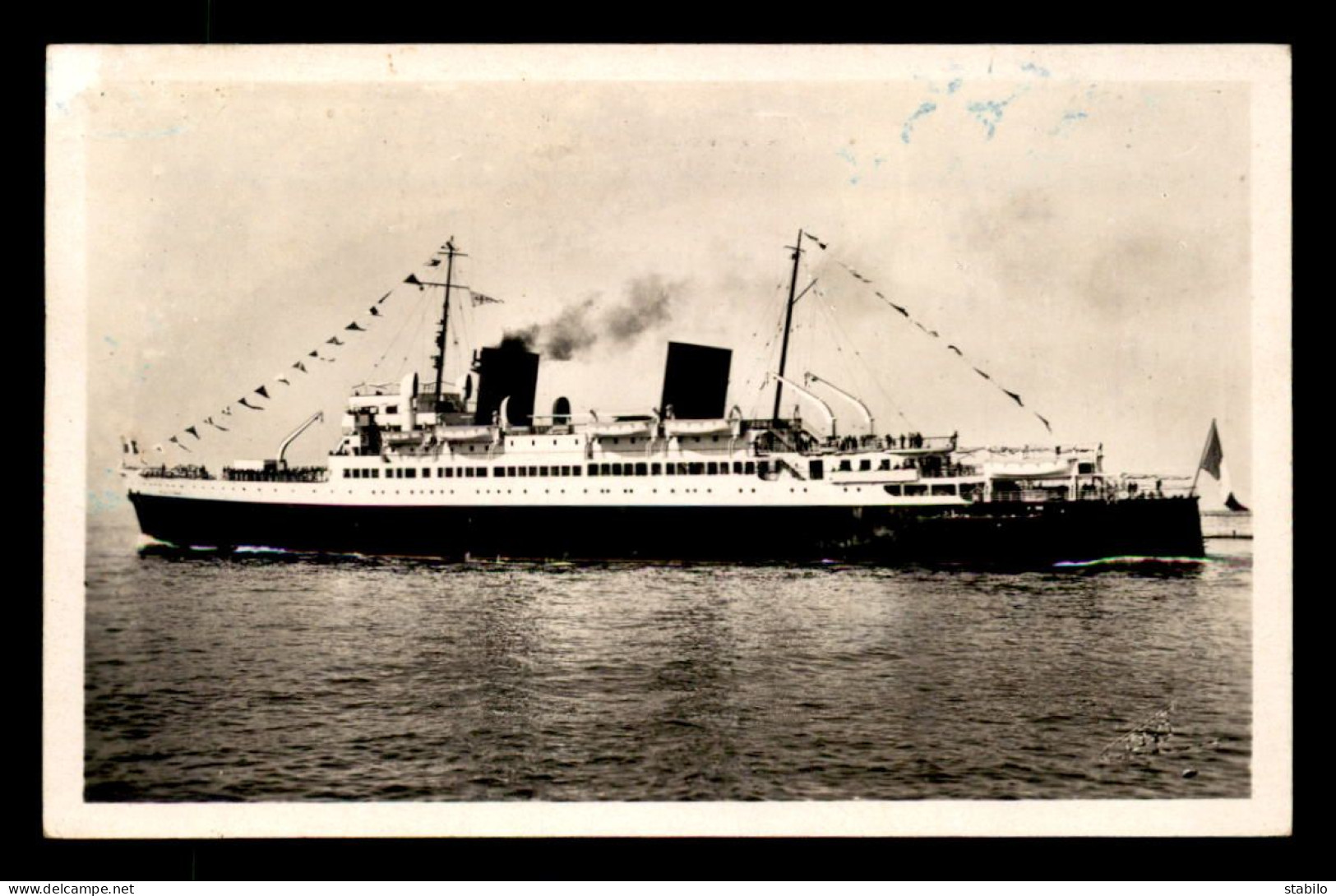 BATEAUX - PAQUEBOT - VILLE D'ORAN - CIE GENERALE TRANSATLANTIQUE - Steamers