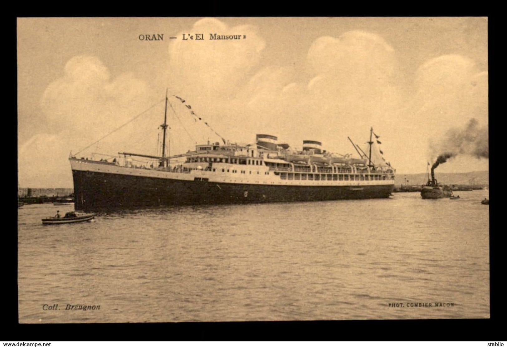 BATEAUX - PAQUEBOT - L'EL MANSOUR - ORAN - Paquebots