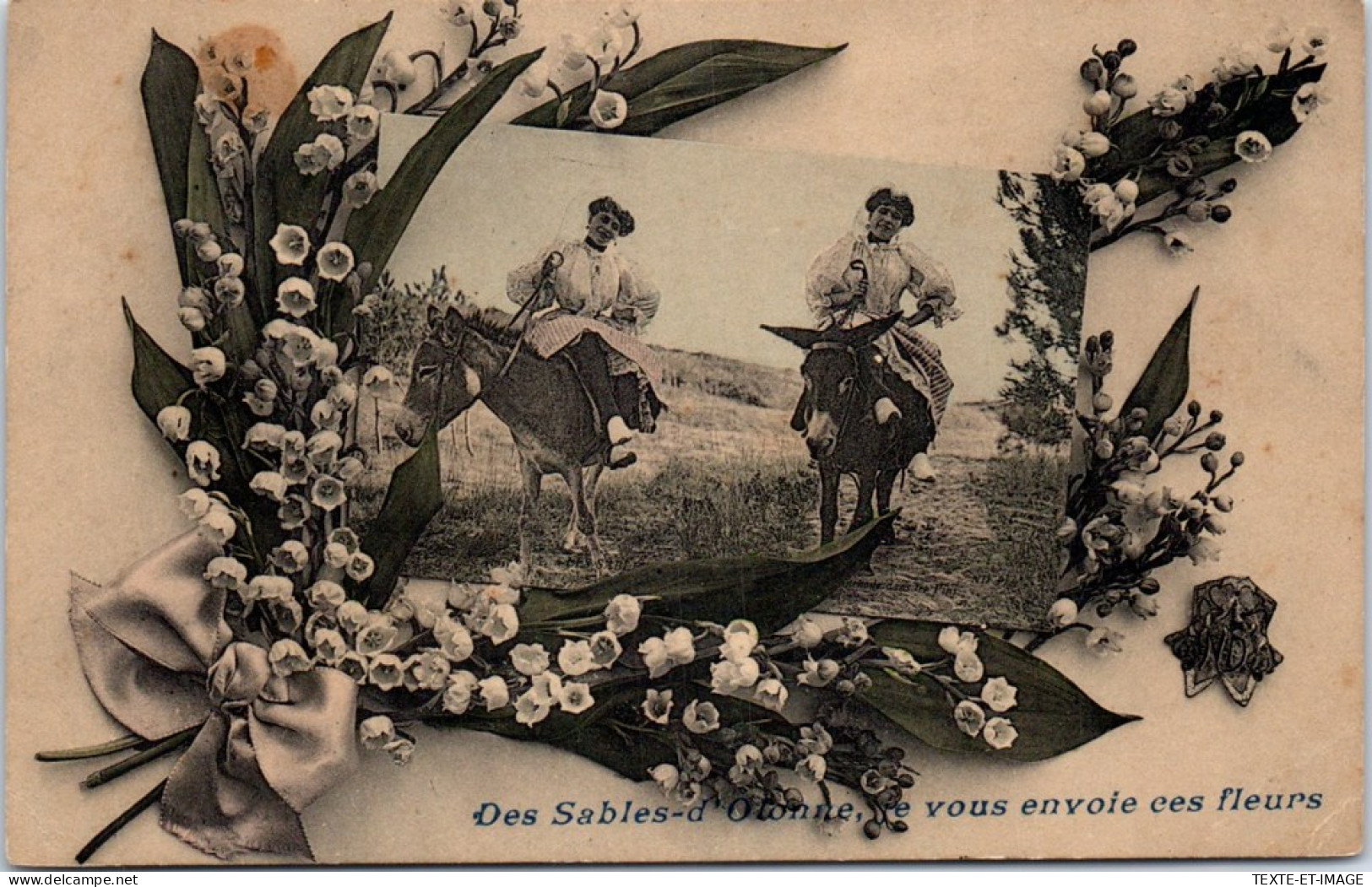 85 LES SABLES D'OLONNE - Je Vous Envoi Ces Fleurs  - Sables D'Olonne