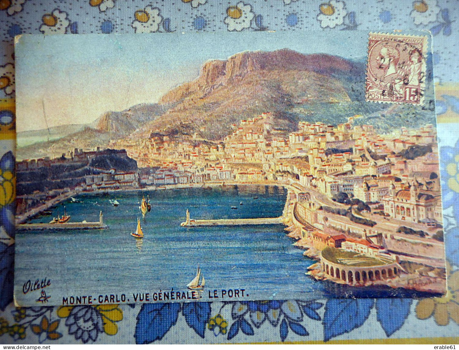 CPA MONTE CARLO VUE GENERALE LE PORT Edition TUCK - Monte-Carlo