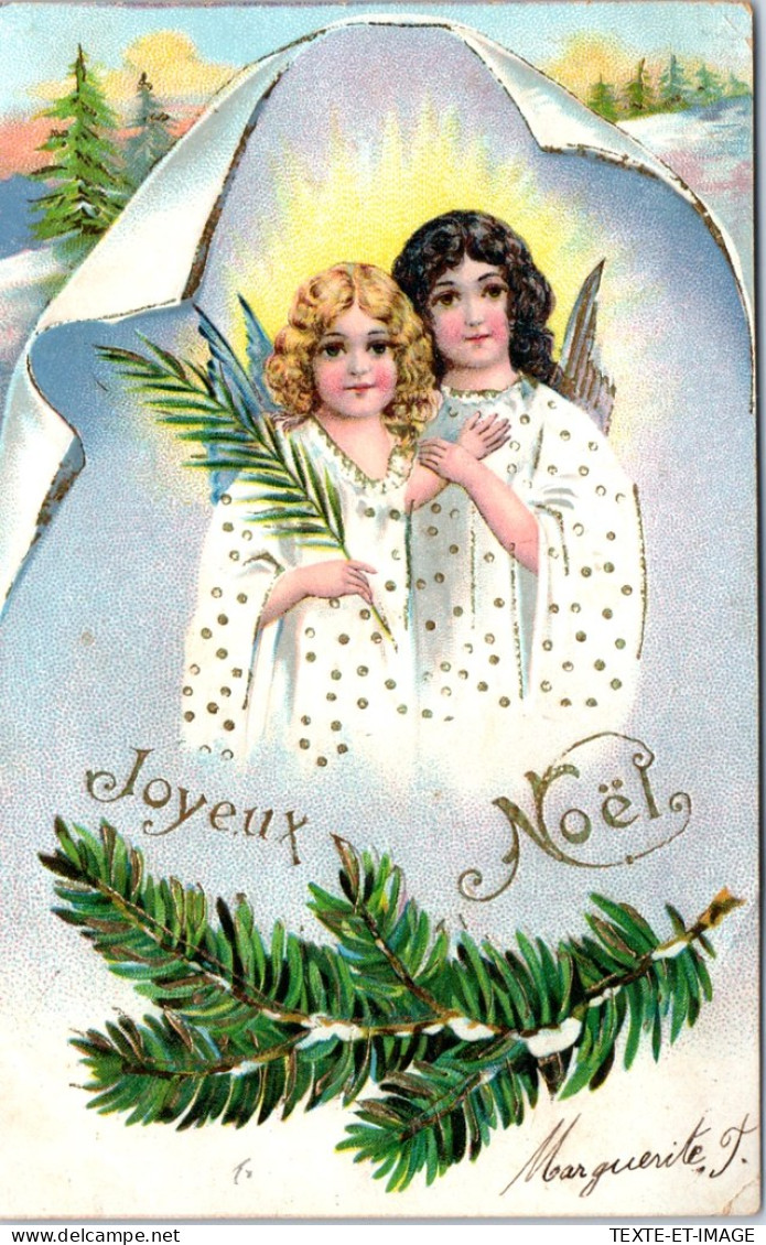 FANTAISIE - NOEL - Joyeux Noel (deux Anges) - Other & Unclassified