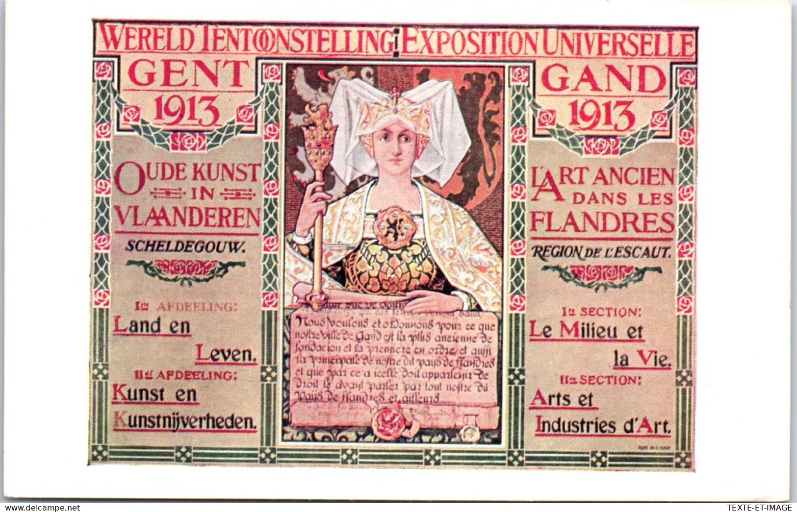 Belgique - Souvenir De L'exposition De GAND 1913 - Andere & Zonder Classificatie