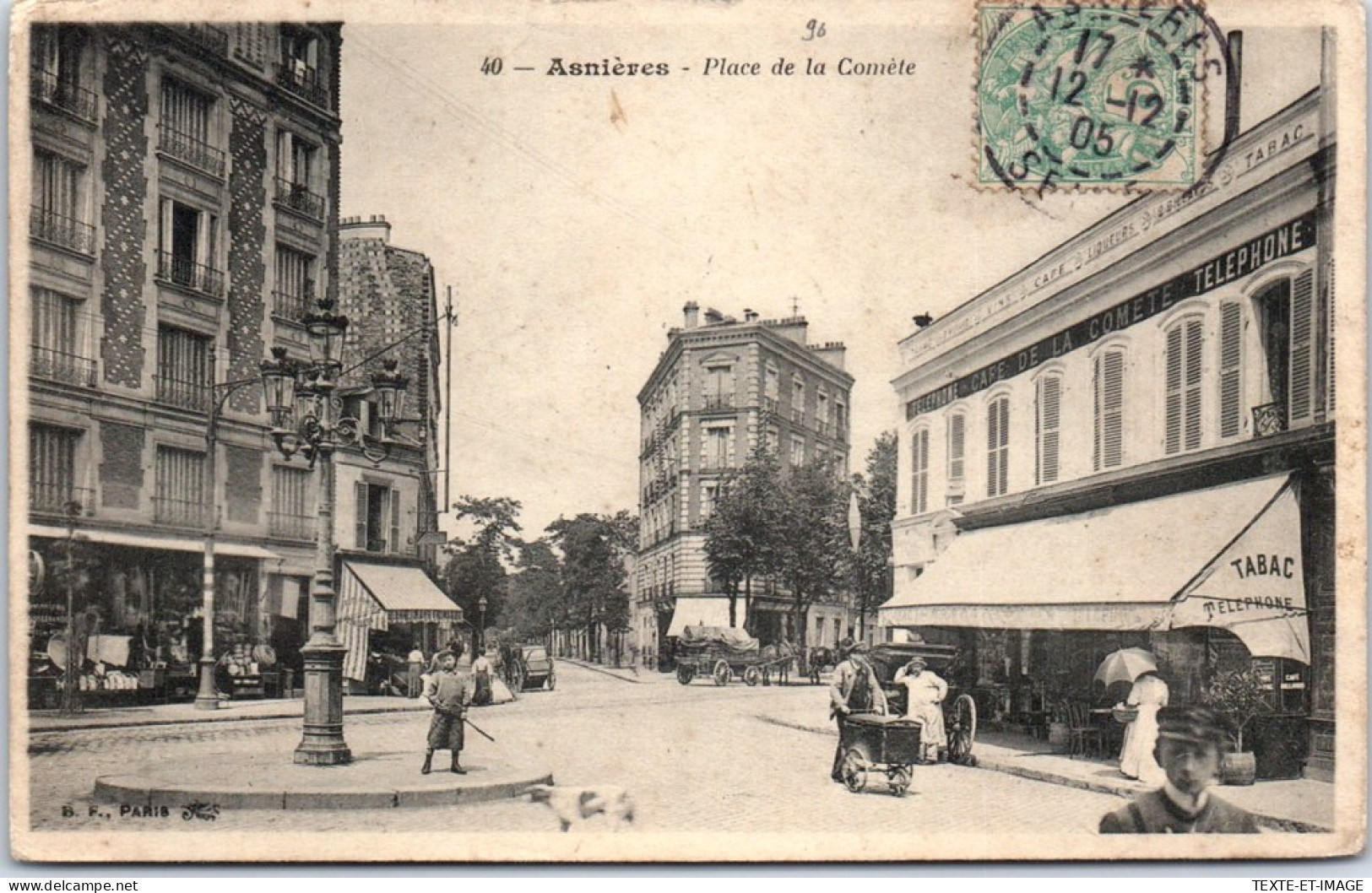 92 ASNIERES - Vue De La Place De La Comete  - Asnieres Sur Seine