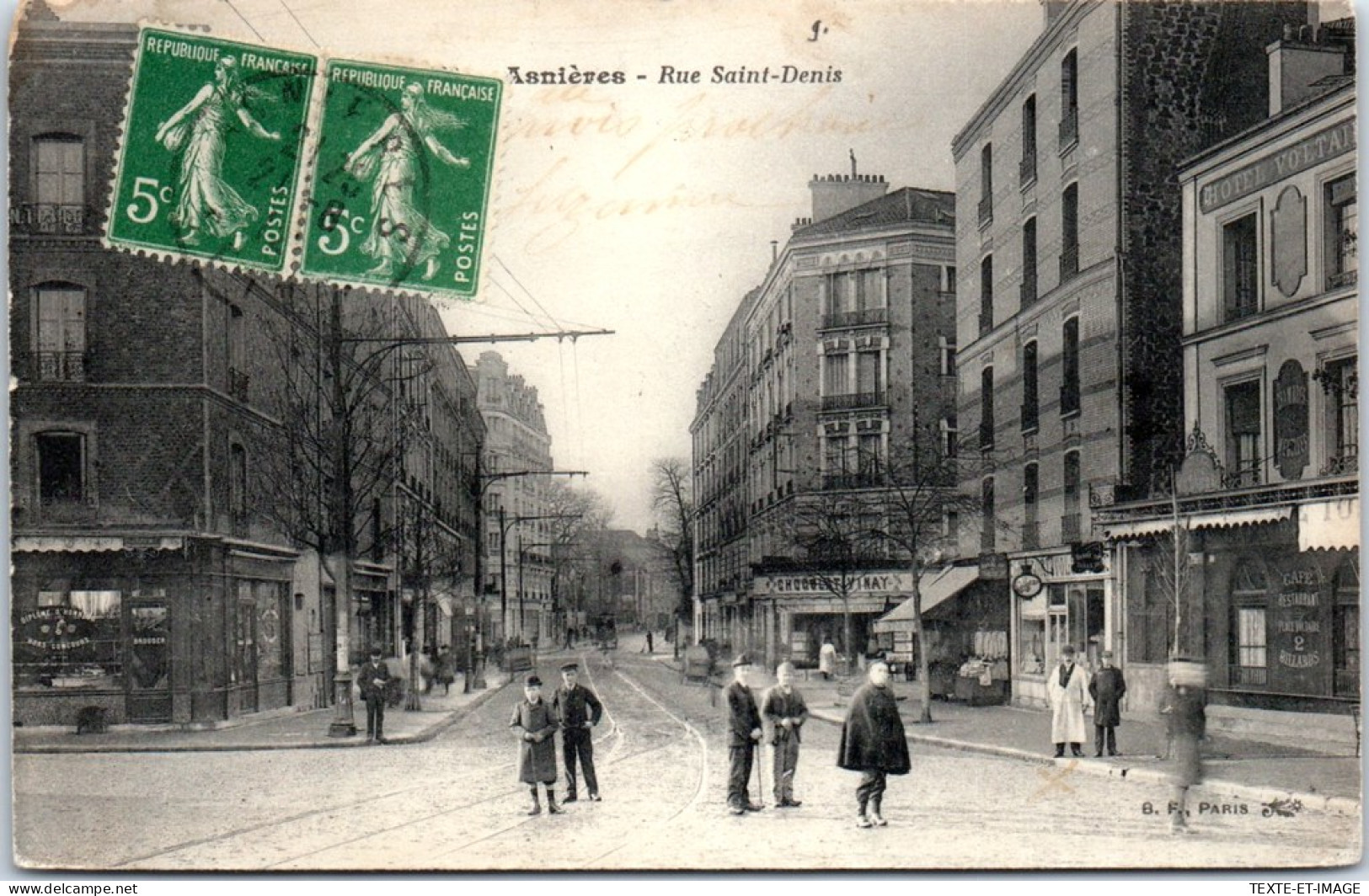 92 ASNIERES - Rue Saint Denis. - Asnieres Sur Seine