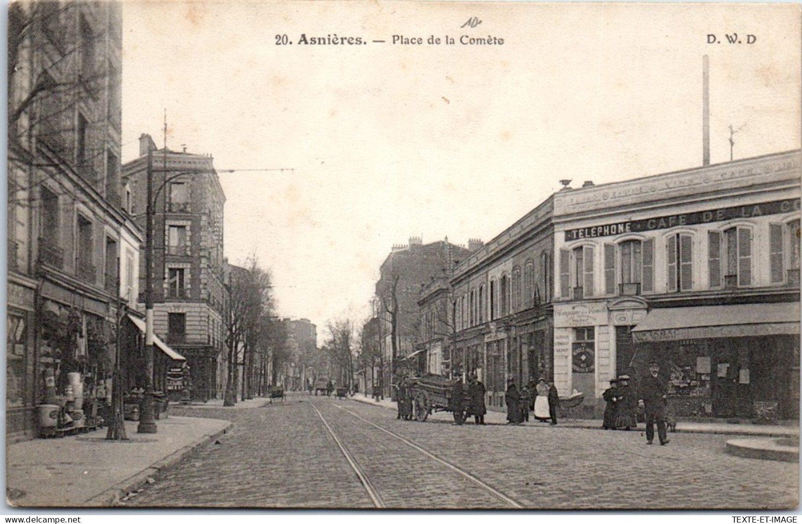 92 ASNIERES - Place De La Comete  - Asnieres Sur Seine