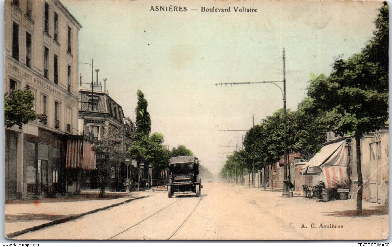 92 ASNIERES - Le Boulevard Voltaire  - Asnieres Sur Seine