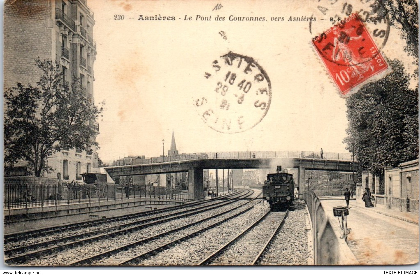 92 ASNIERES - Vue Du Pont Des Couronnes  - Asnieres Sur Seine