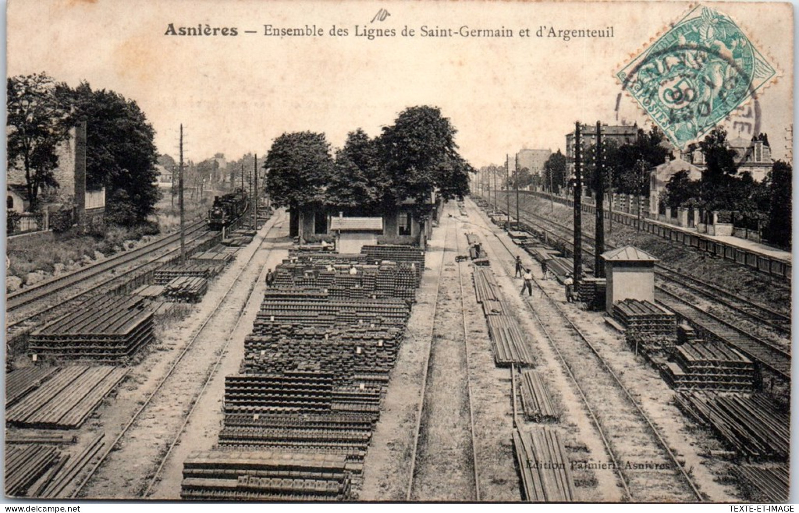 92 ASNIERES - Les Lignes De Saint Germain & Argenteuil  - Asnieres Sur Seine