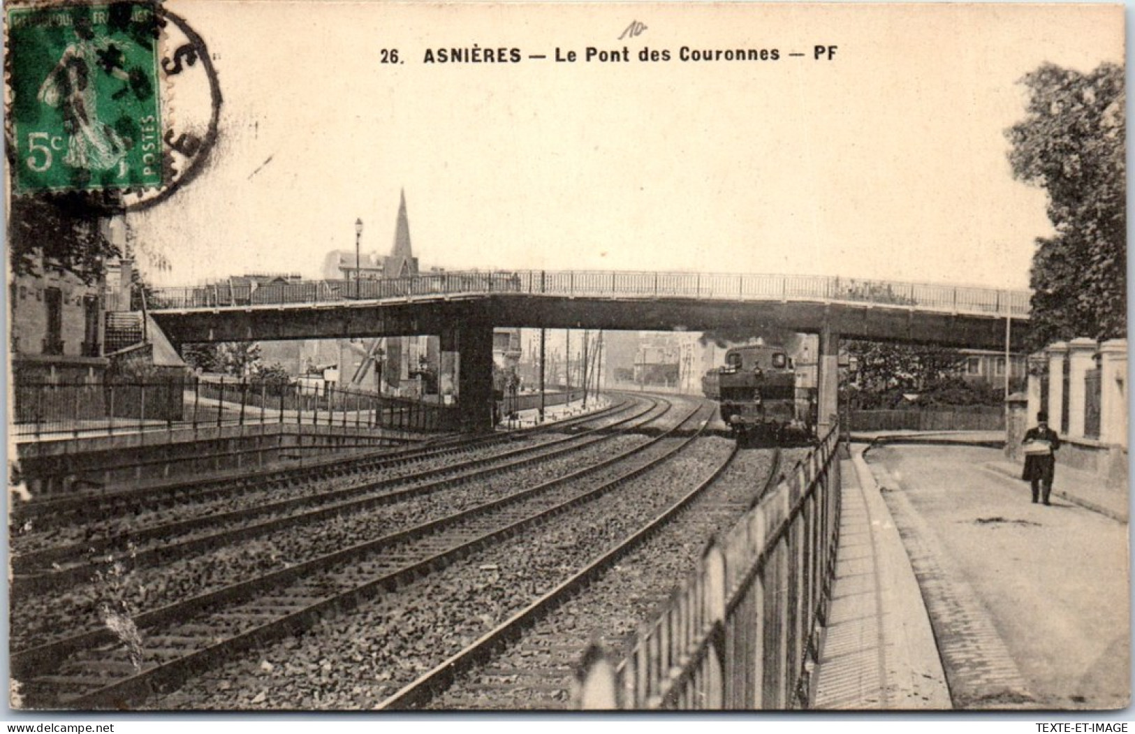92 ASNIERES - Le Pont Des Couronnes  - Asnieres Sur Seine