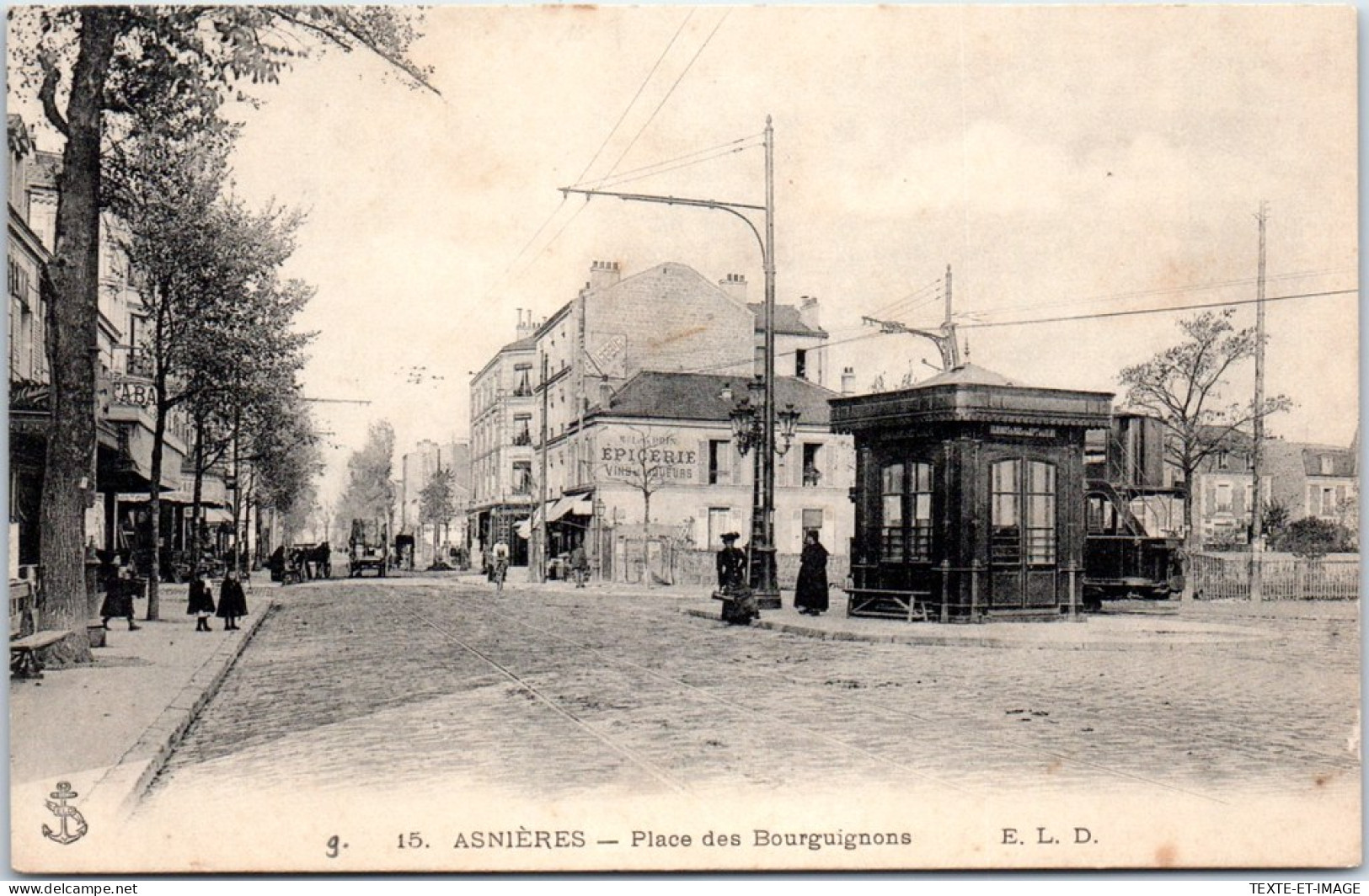 92 ASNIERES - La Place Des Bourguignons  - Asnieres Sur Seine