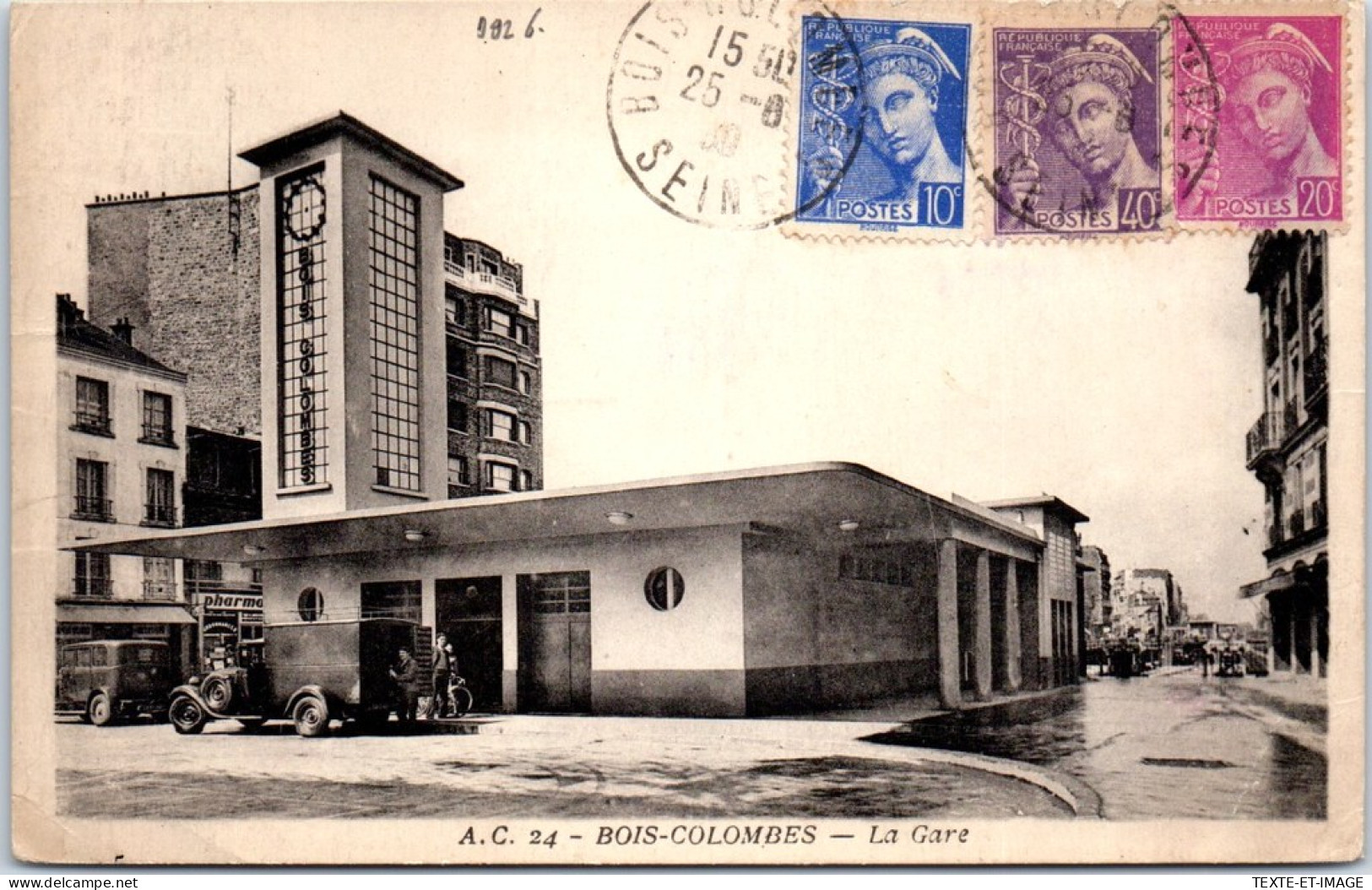 92 BOIS COLOMBES - Vue Generale De La Gare  - Autres & Non Classés