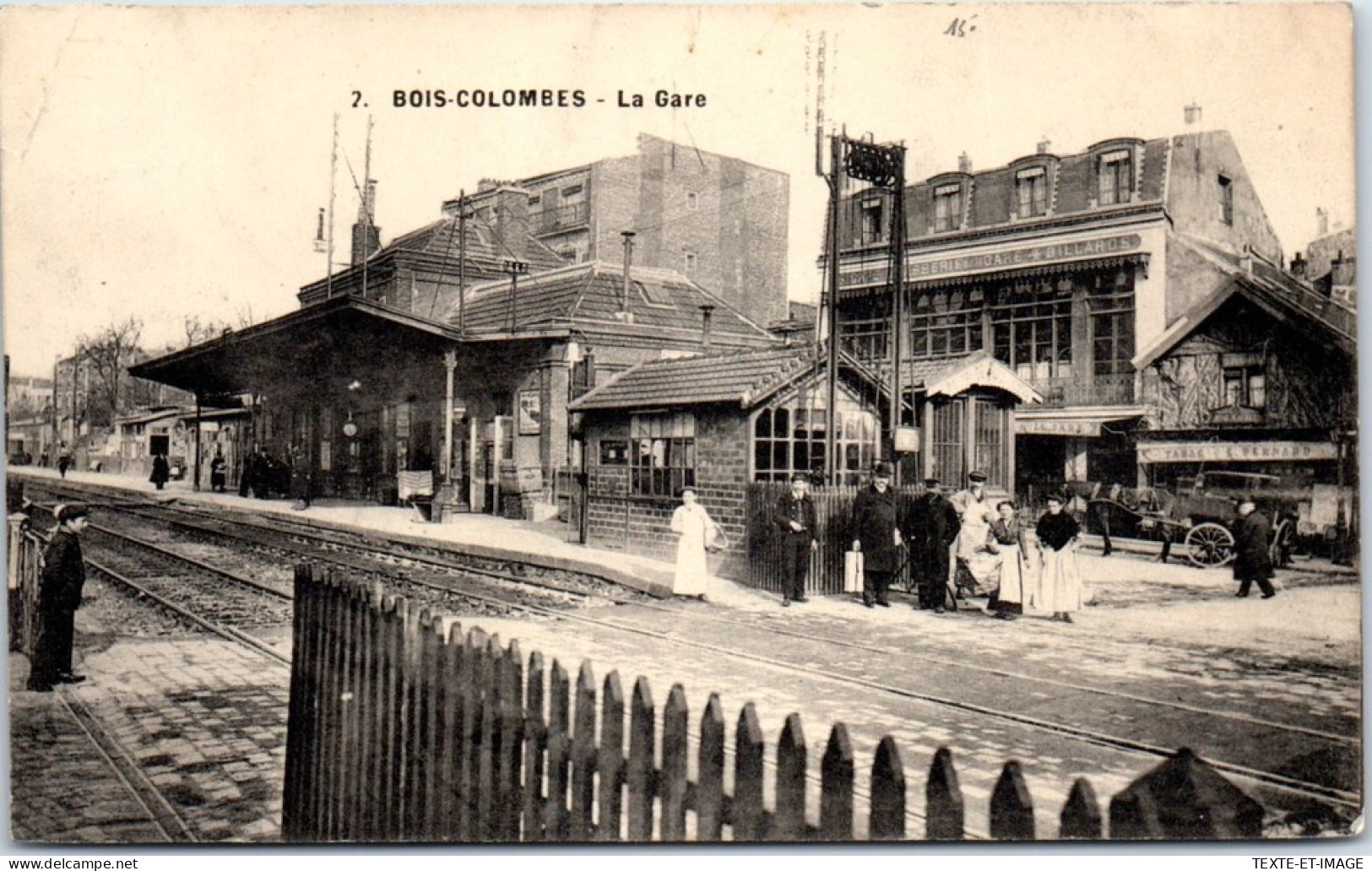 92 BOIS COLOMBES - La Gare, Les Quais. - Autres & Non Classés