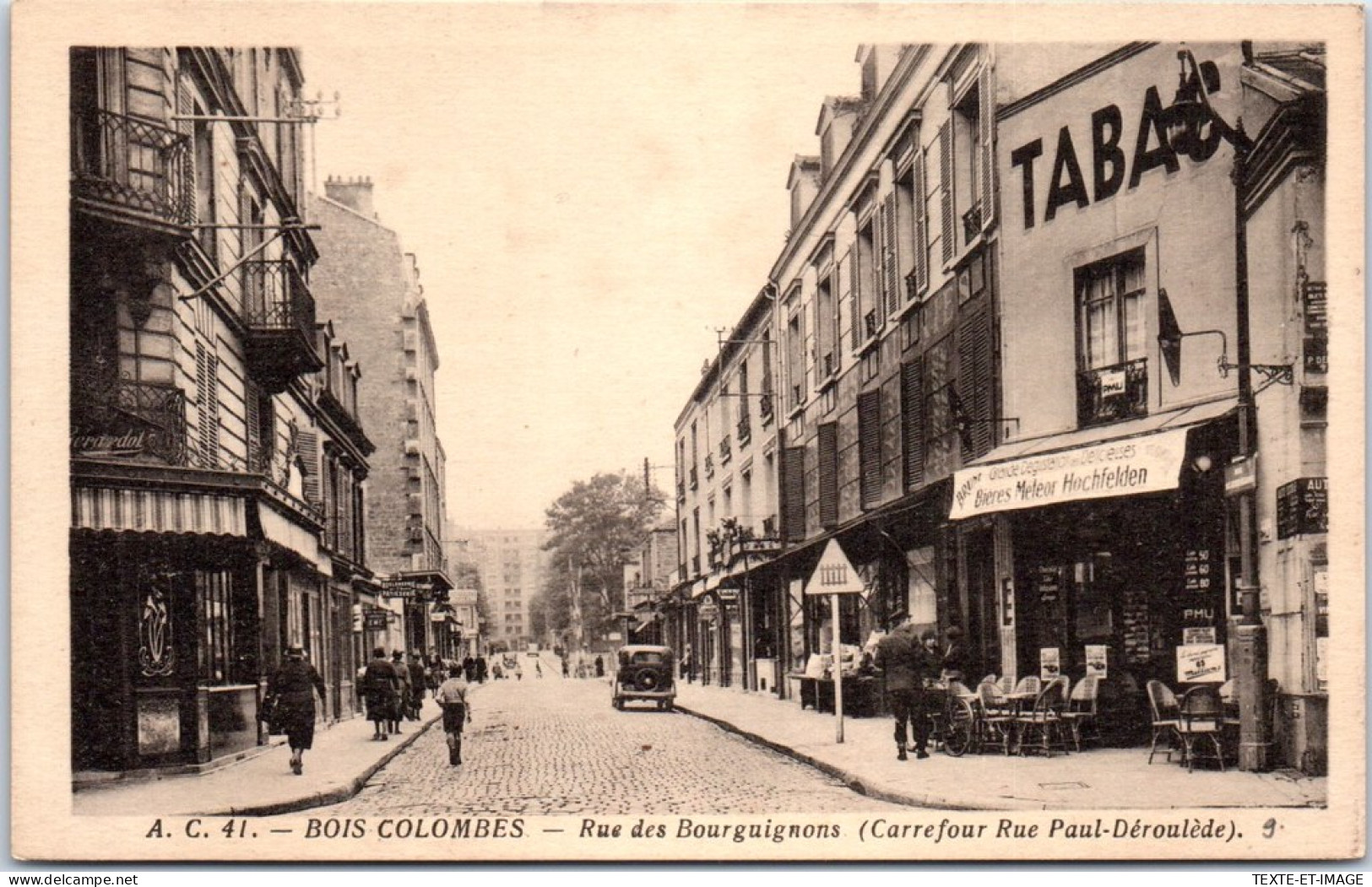 92 BOIS COLOMBES - Carrefour Rues Derouede & Bourguignons - Autres & Non Classés