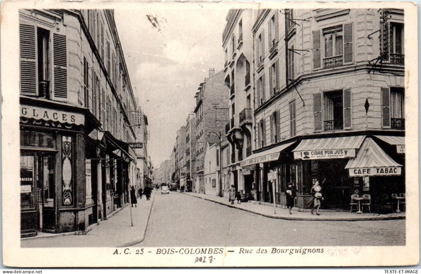 92 BOIS COLOMBES - Rue Des Bourguignons, Perspective  - Autres & Non Classés