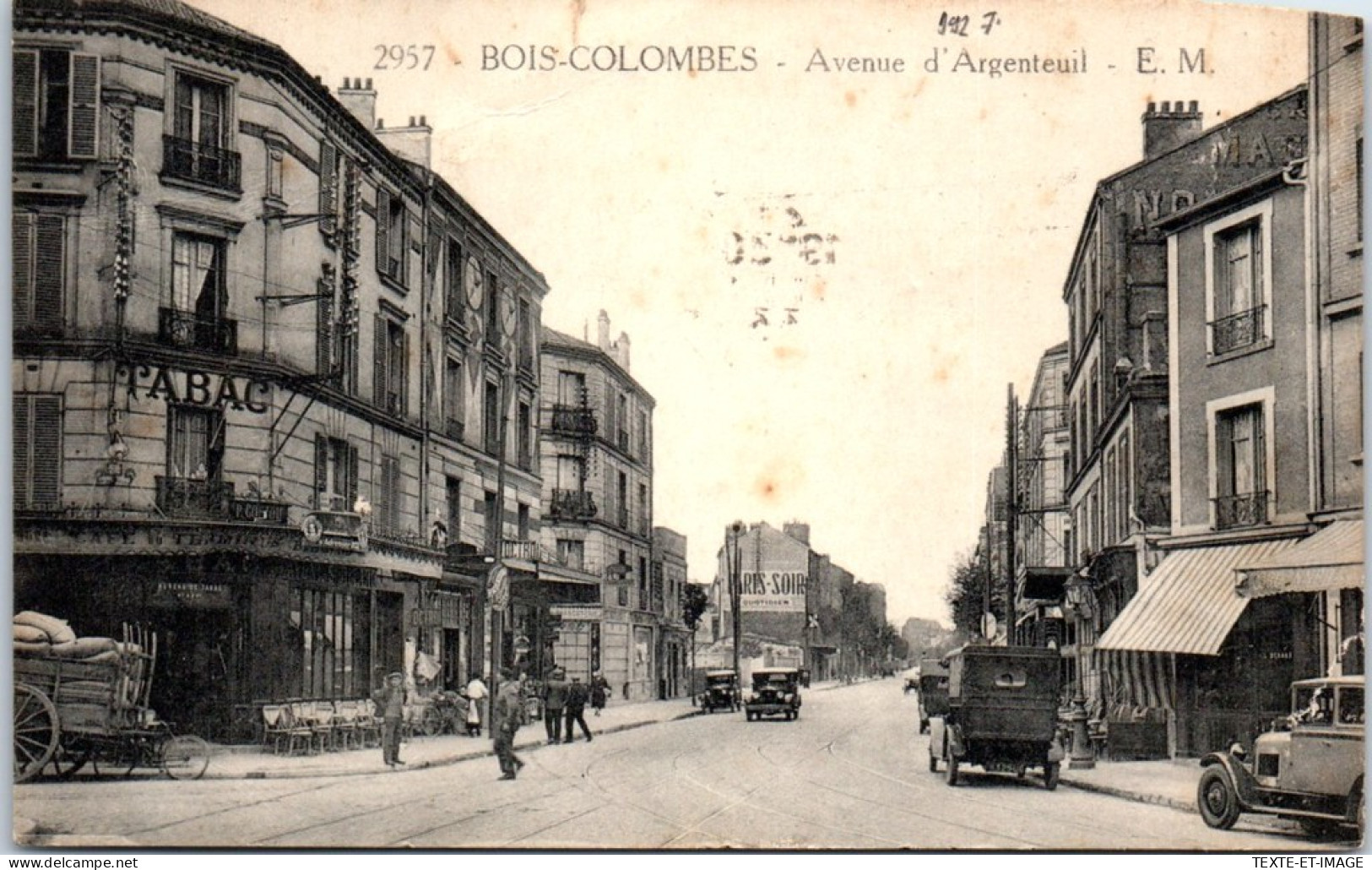 92 BOIS COLOMBES - Avenue D'argenteuil  - Sonstige & Ohne Zuordnung