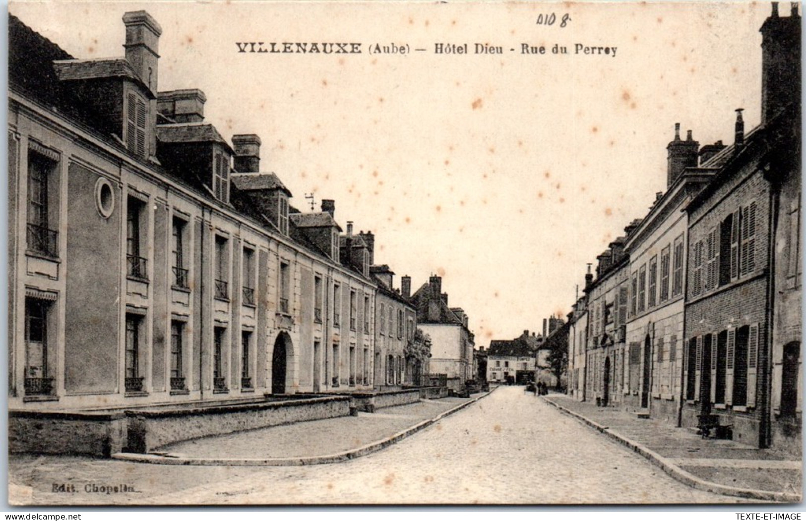 10 VILLENAUXE - Hotel Dieu Rue Du Perrey  - Autres & Non Classés