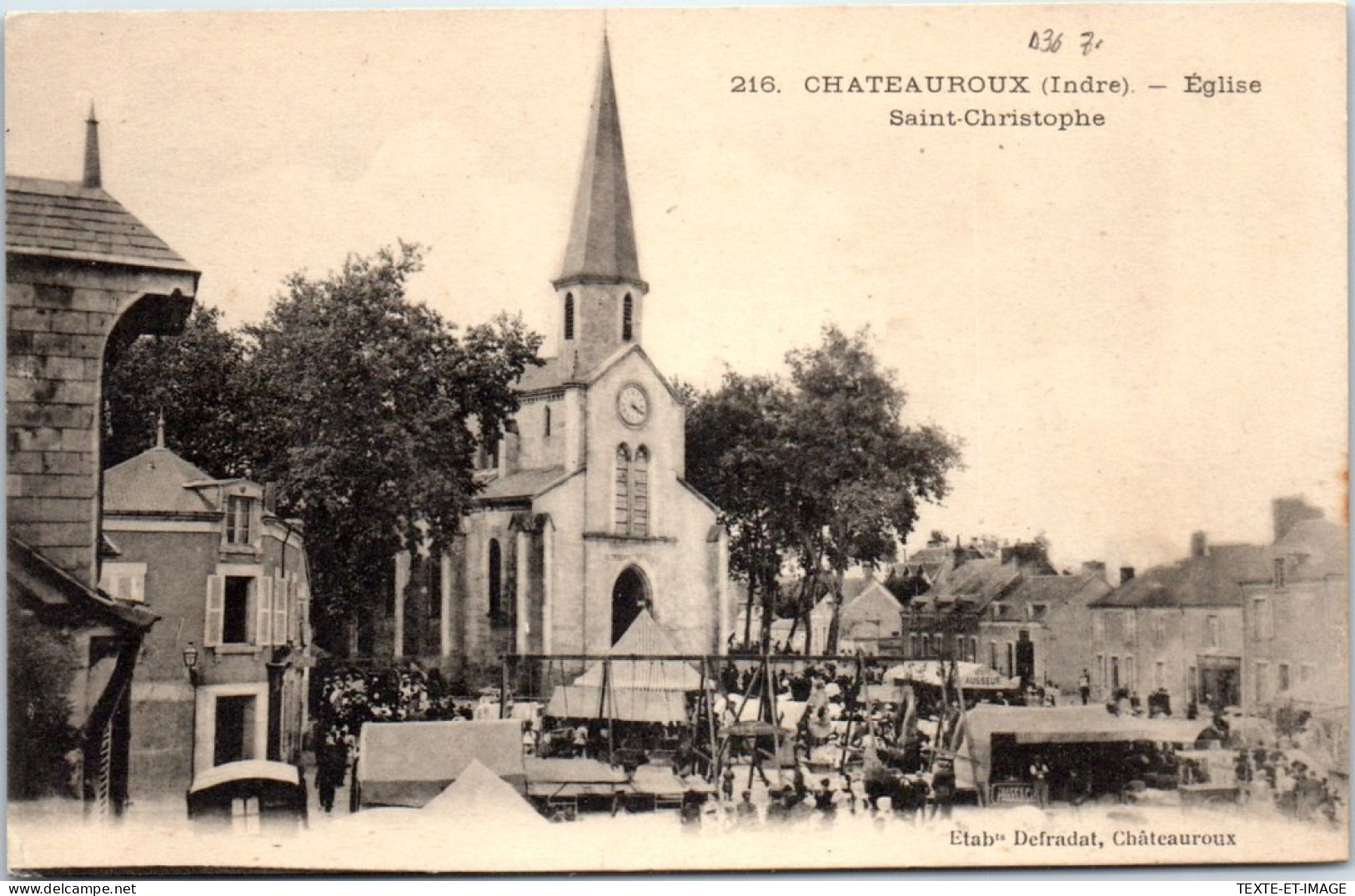 36 CHATEAUROUX - Eglise St Christophe, Le Marche - Chateauroux