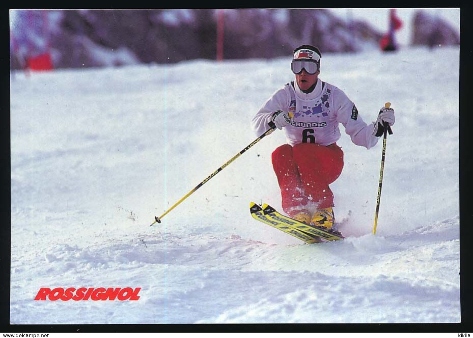 Carton 10.5 X 15  Sport SKI (18) "OLIVIER COTTE Membre De L'équipe De France De Ski Acrobatique " - Sports D'hiver