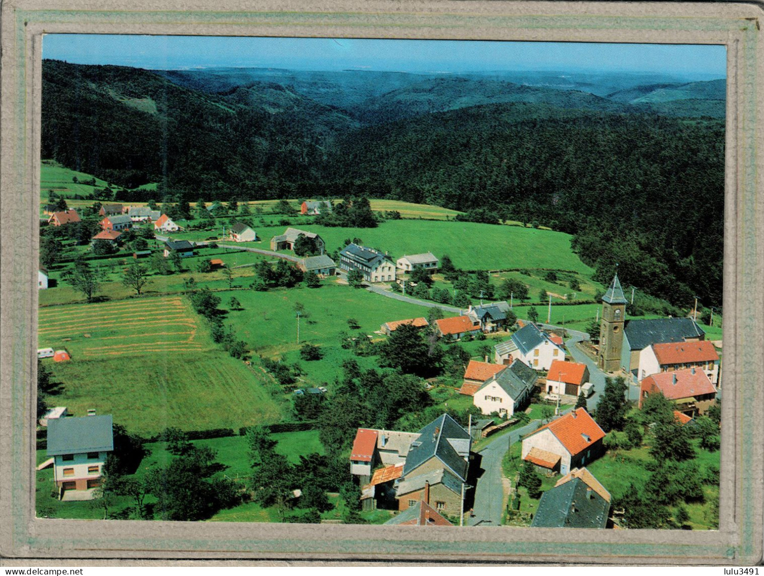 CPSM (57) La HOUBE - Vue Aérienne Du Bourg En 1981 - Autres & Non Classés