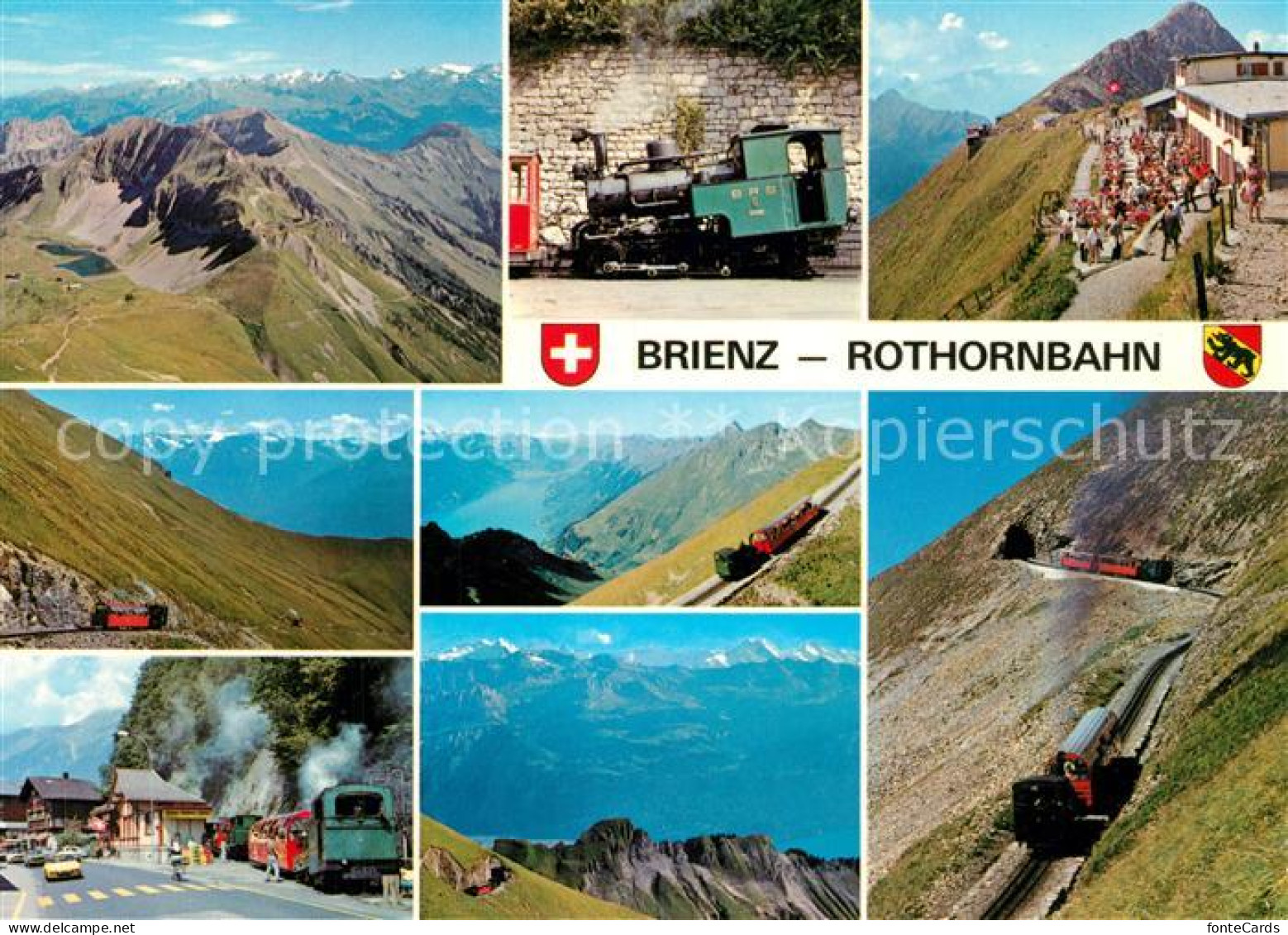 13222859 Brienz-Rothornbahn Berggaststaette Bergbahn Alpenpanorama Brienz-Rothor - Autres & Non Classés