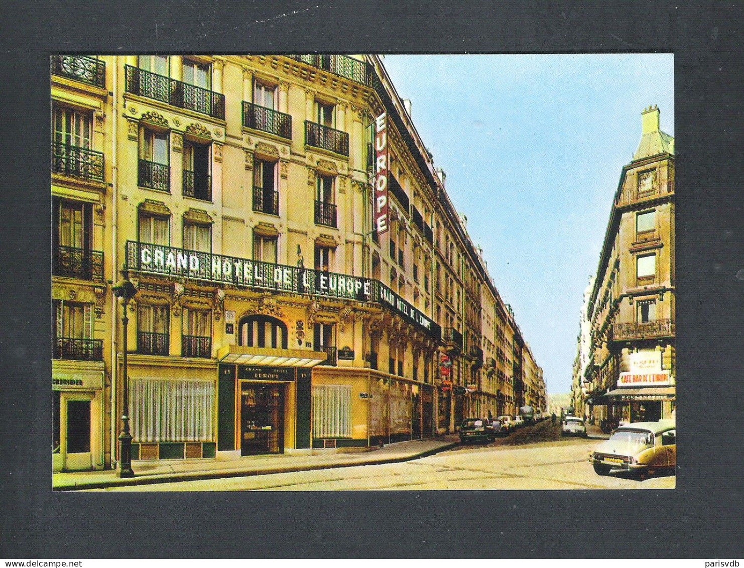 PARIS - GRAND HOTEL DE L'EUROPE    (FR 20.105) - Cafés, Hôtels, Restaurants