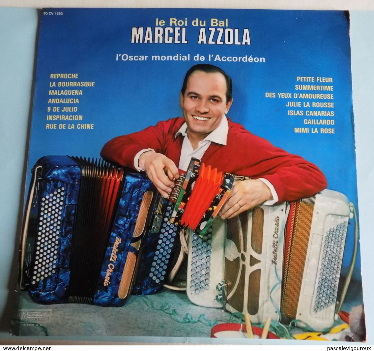 Marcel Azzola ‎– Le Roi Du Bal - Country Y Folk