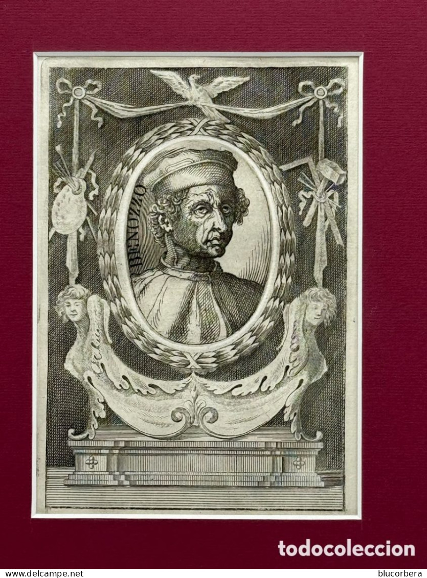 BENOZZO GOZZOLI PITTORE ITALIANO NATO A SCANDICCI 1420 MORTO A PISTOIA 4.10.1497 - Prints & Engravings