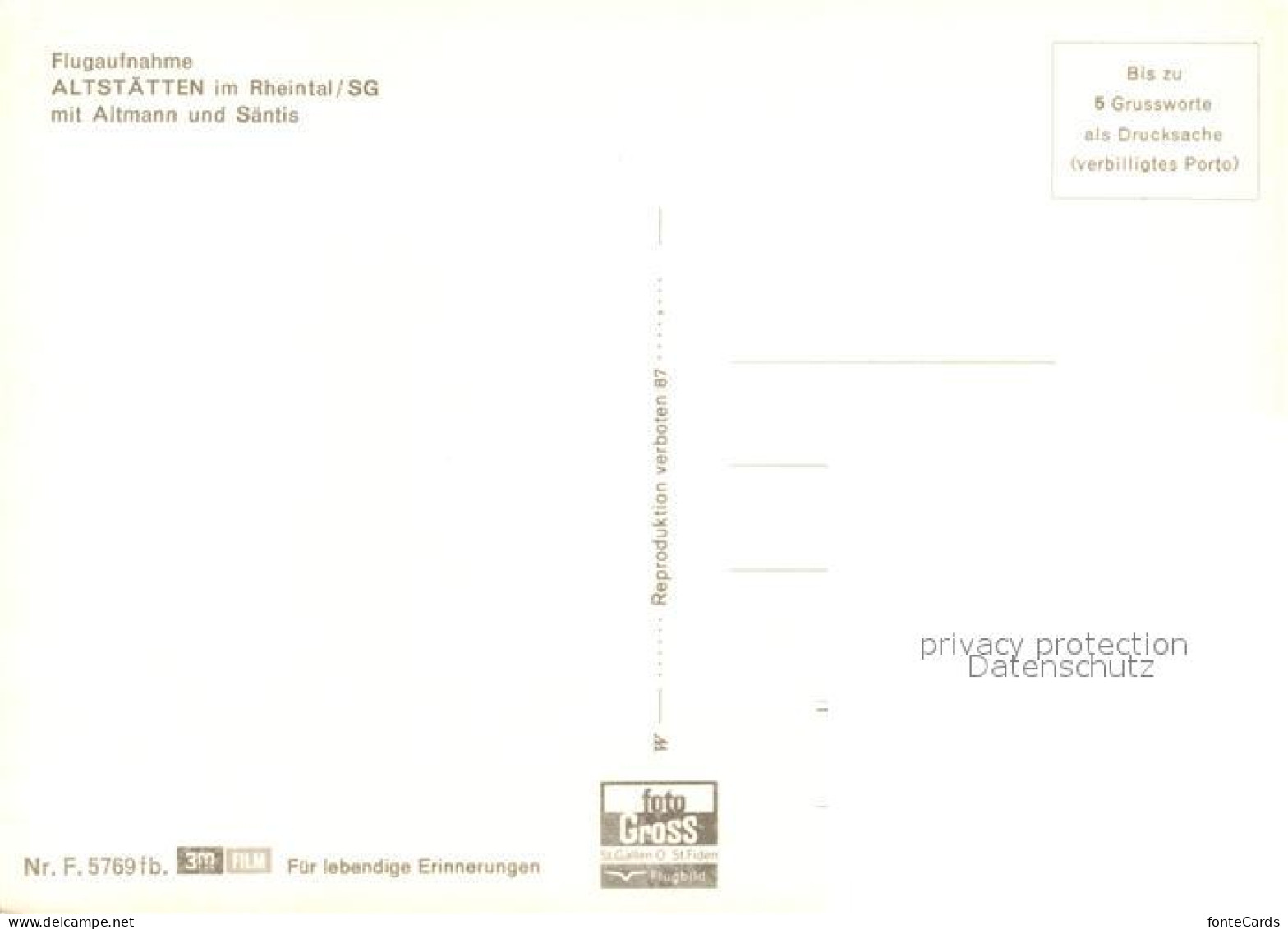 13219839 Altstaetten SG Mit Altmann Und Saentis Appenzeller Alpen Altstaetten SG - Other & Unclassified